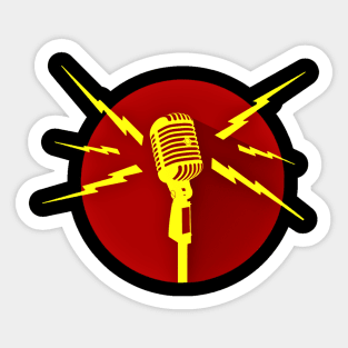 Elvis Mic Sticker